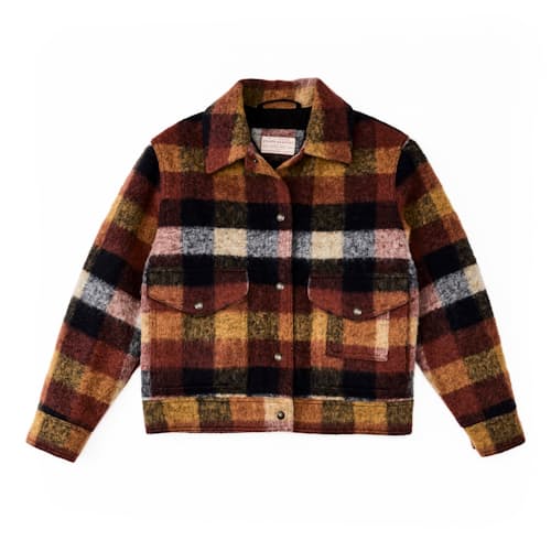laydown image of Women's Blanket Wool Jacket