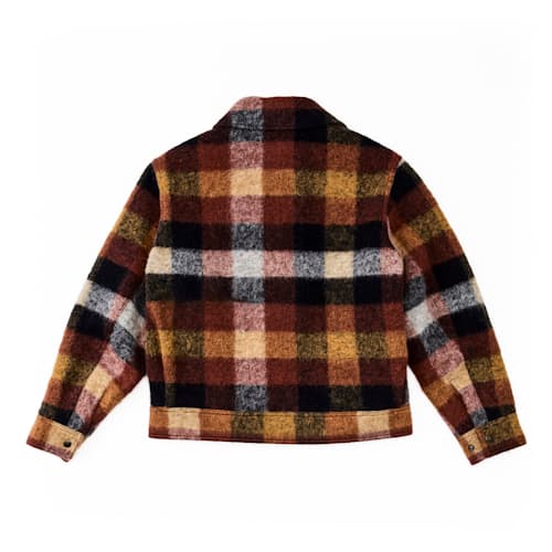 laydown image of Women's Blanket Wool Jacket