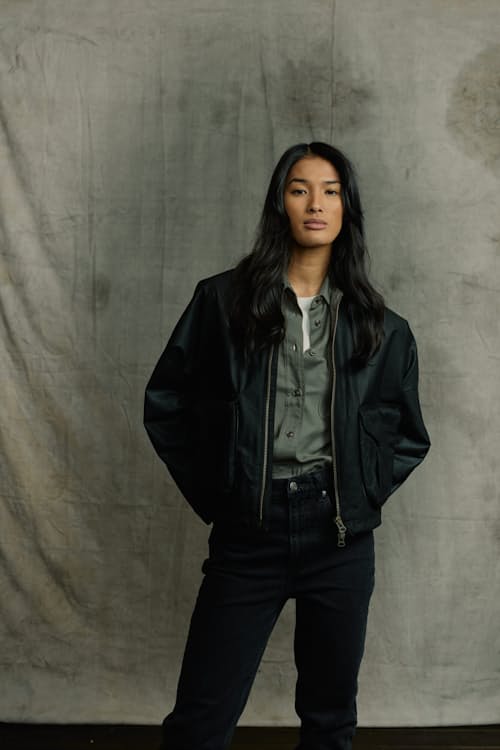 lifestyle image of Women's Shelter Cloth Work Jacket
