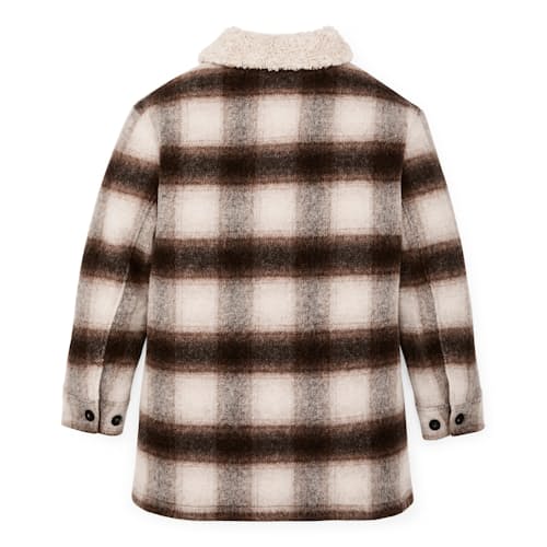 laydown image of Women's Kodiak Shawl Collar Coat