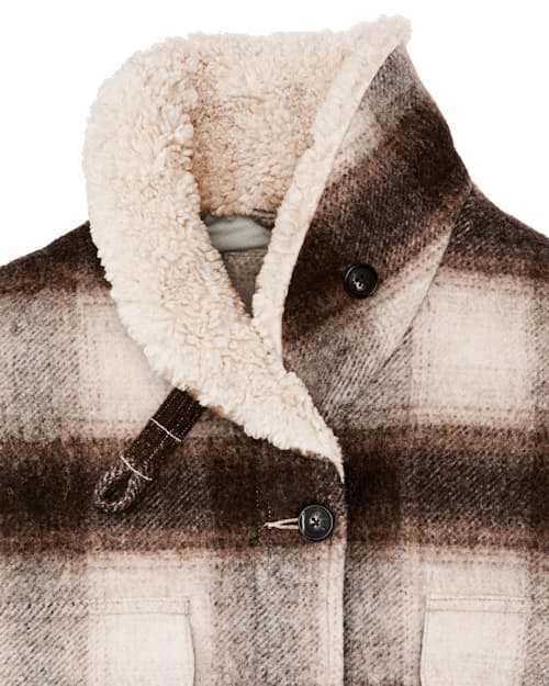 lifestyle image of Women's Kodiak Shawl Collar Coat