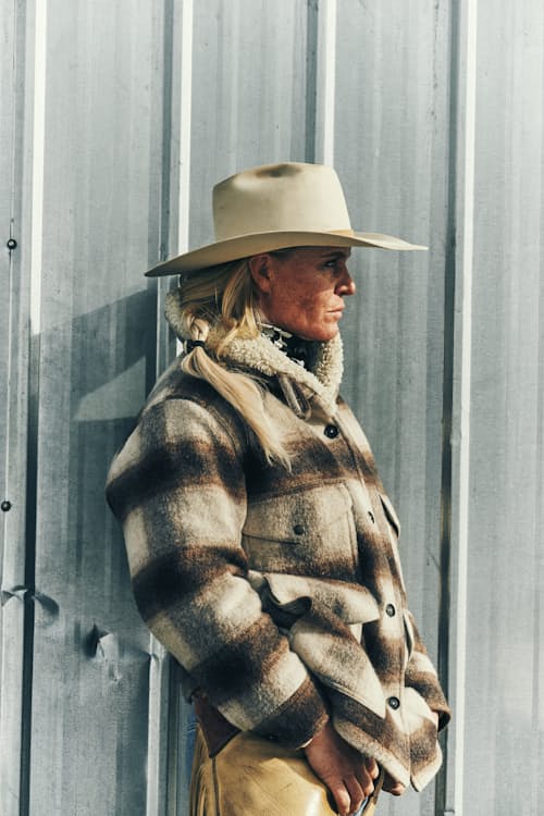 lifestyle image of Women's Kodiak Shawl Collar Coat