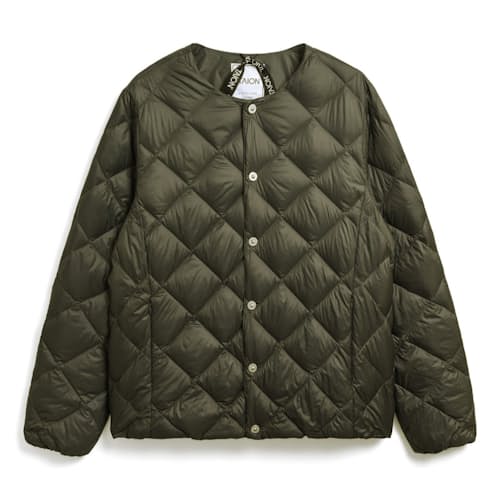 laydown image of City Crewneck Down Jacket