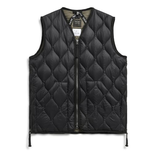 laydown image of Military Down Insulated Vest