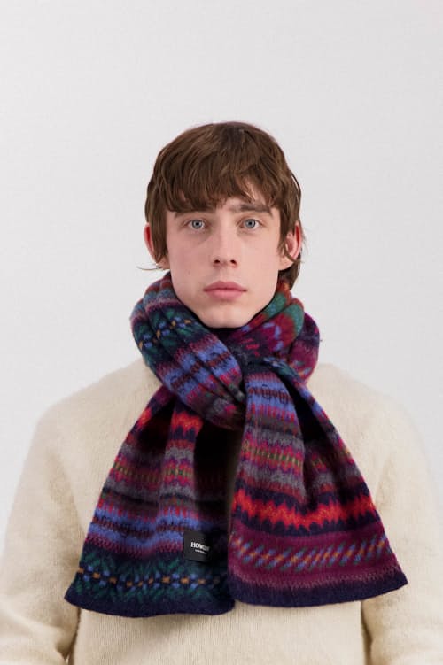 on model image of A New Space Scarf