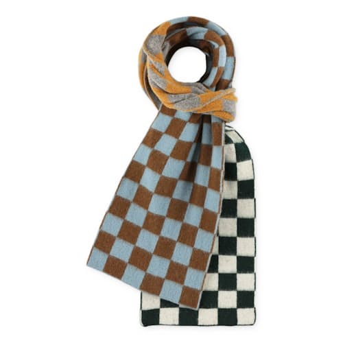laydown image of Cosmic Checkerboard Scarf