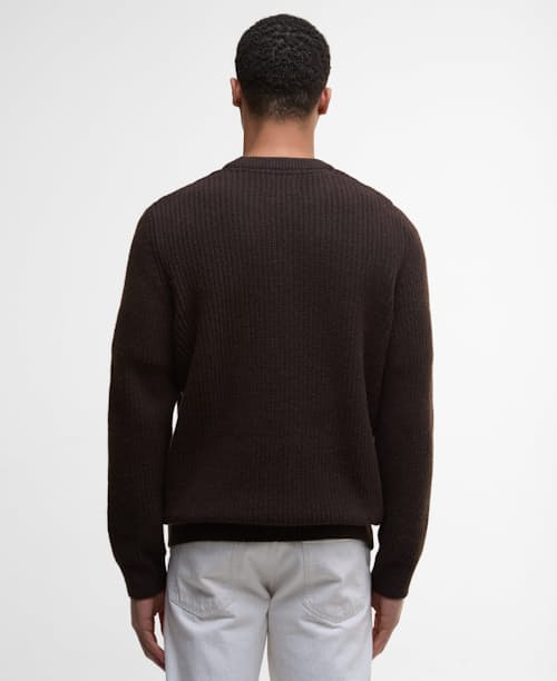 on model image of Cleveland Crewneck Sweater