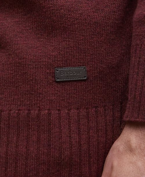laydown detail image of Kelson Half Zip Knitted Jumper