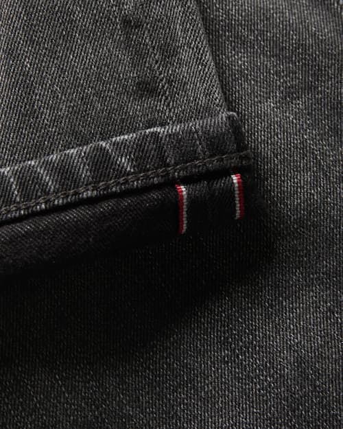 laydown detail image of Stretch Selvedge Denim - HB Athletic Tapered
