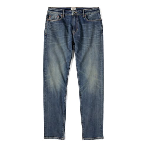 laydown image of Stretch Selvedge Denim - HB Straight