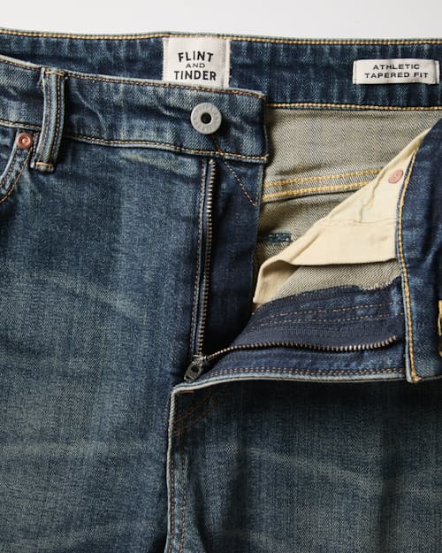 laydown detail image of Stretch Selvedge Denim - HB Straight
