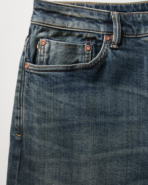 laydown detail image of Stretch Selvedge Denim - HB Straight