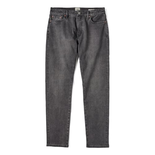 laydown image of Stretch Selvedge Denim - HB Straight