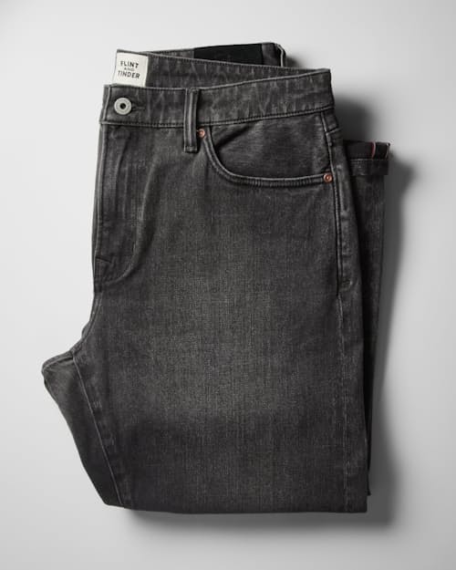 no crop image of Stretch Selvedge Denim - HB Straight
