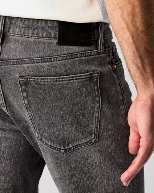 on model image of Stretch Selvedge Denim - HB Slim
