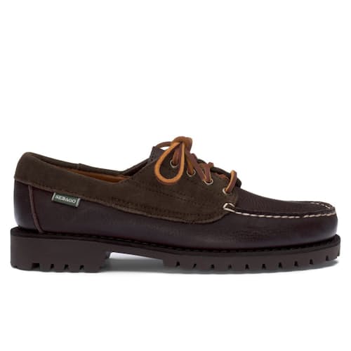 laydown image of Askook Lug Suede Tumb