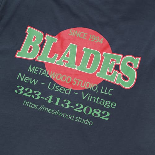 laydown detail image of Blades Gym T-Shirt