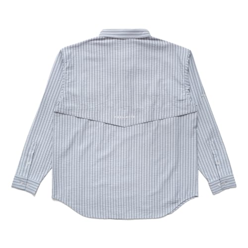 laydown image of Seersucker Fishing Shirt