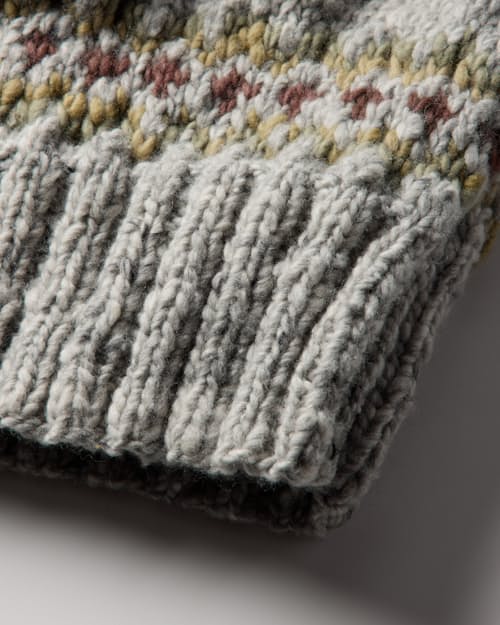 laydown detail image of Fair Isle Pullover