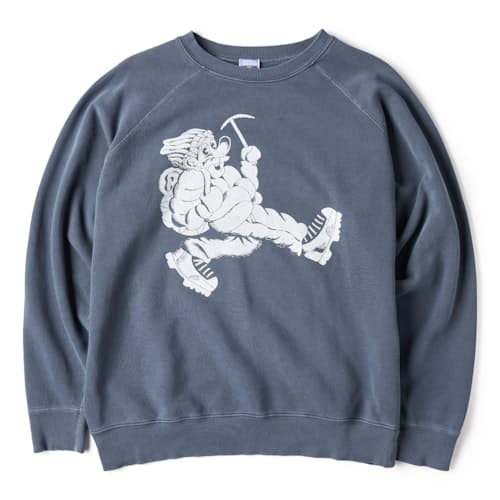laydown image of Wayne Raglan Sleeve Sweatshirt