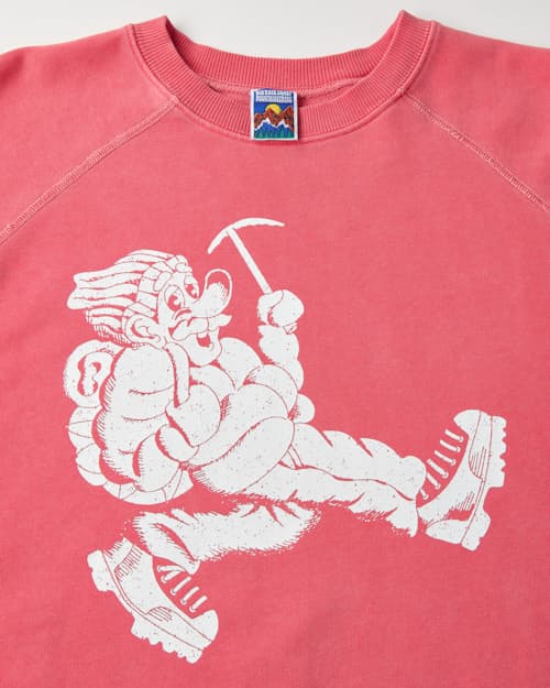laydown detail image of Wayne Raglan Sleeve Sweatshirt