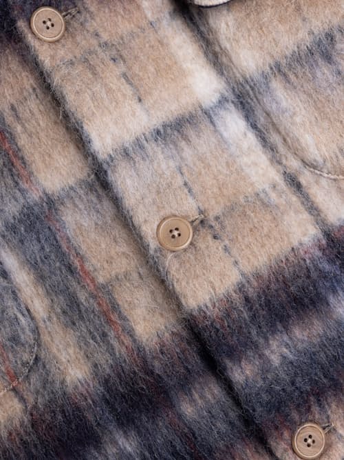 laydown detail image of Haston Brushed Wool Jacket