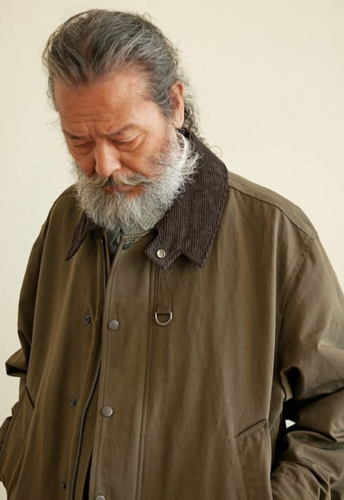 on model image of Heritage Hunting Jacket