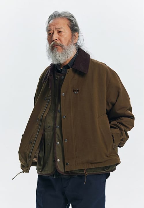 on model image of Heritage Hunting Jacket