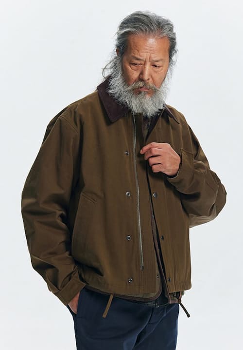 on model image of Heritage Hunting Jacket