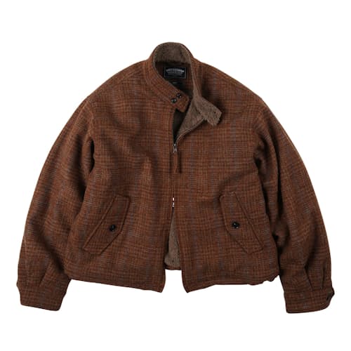 laydown image of Wool Harrington Jacket