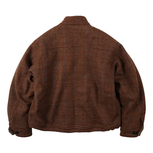 laydown image of Wool Harrington Jacket