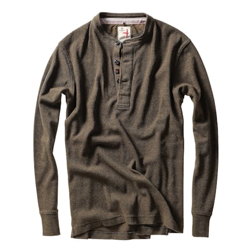 laydown image of French Rib Henley