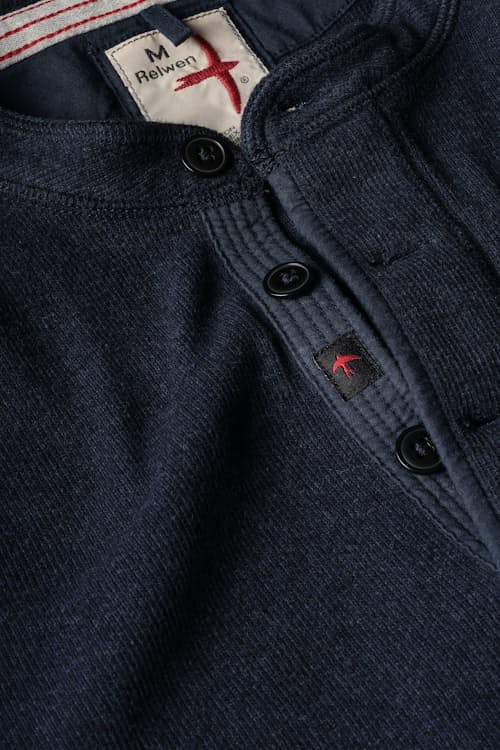 laydown detail image of French Rib Henley