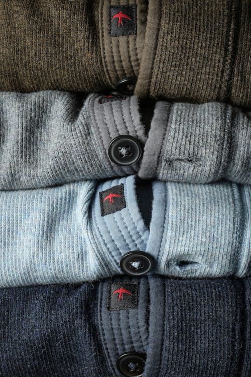 laydown detail image of French Rib Henley