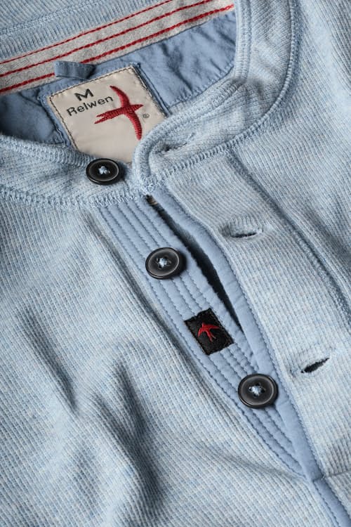 laydown detail image of French Rib Henley