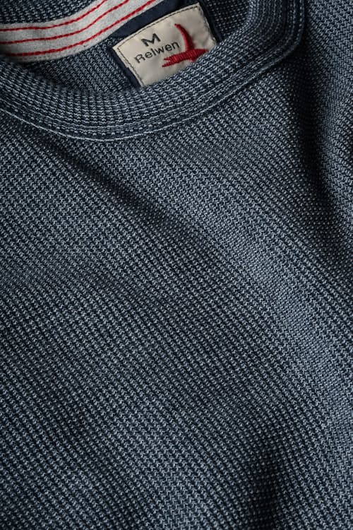 laydown detail image of Bi-Waffle Thermal Crew Sweatshirt