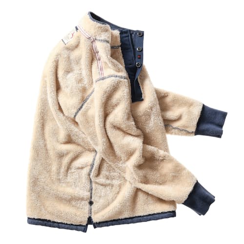 laydown image of Superfleece Mock