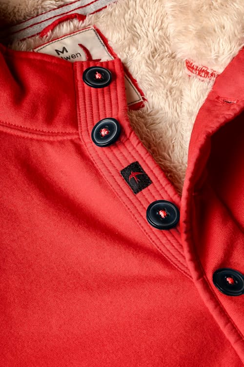laydown image of Superfleece Mock
