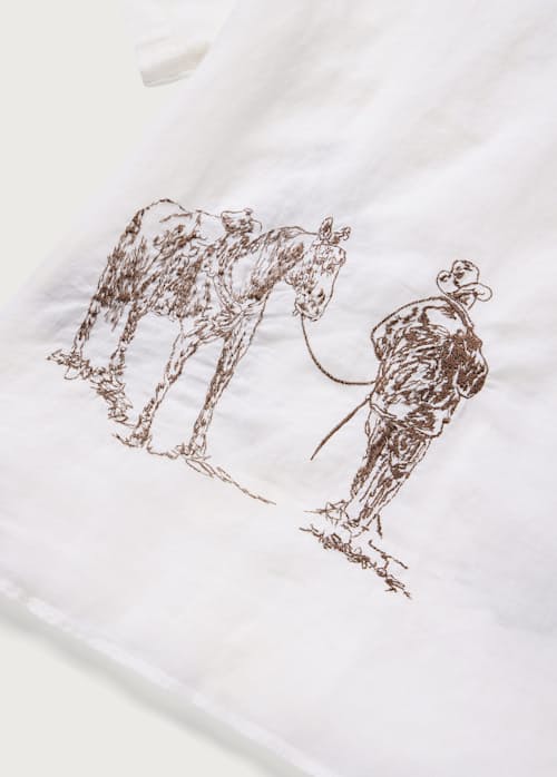 lifestyle image of Remember Me Camp Shirt