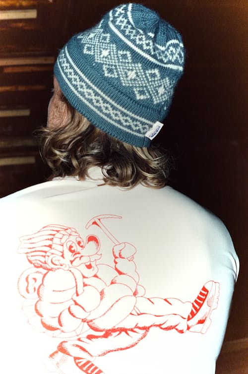 lifestyle image of Stowe Mosaic Beanie
