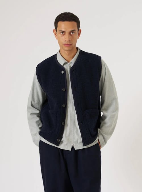 on model image of Lancaster Vest