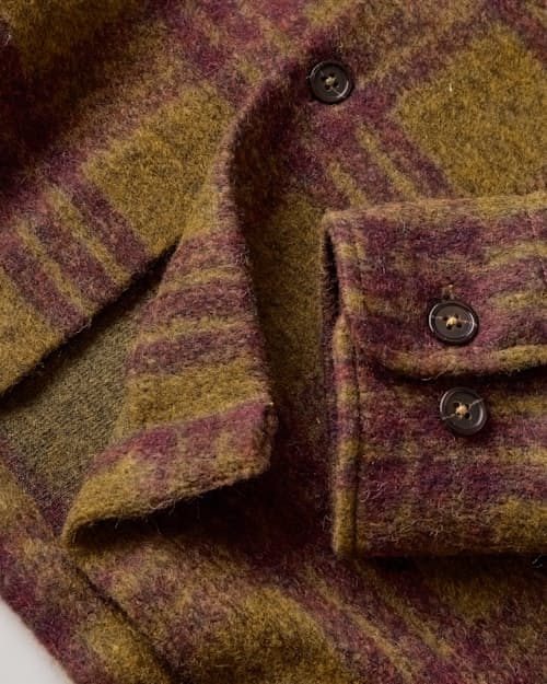 laydown detail image of Fatigue Brushed Wool Shirt