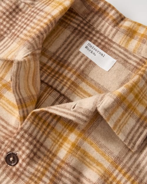 laydown detail image of Fatigue Brushed Wool Shirt