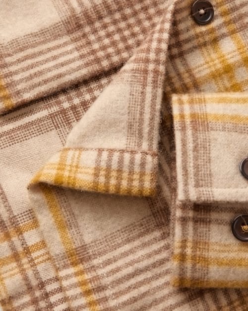 laydown detail image of Fatigue Brushed Wool Shirt