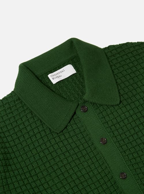 laydown detail image of Charlie Merino Textured Cardigan