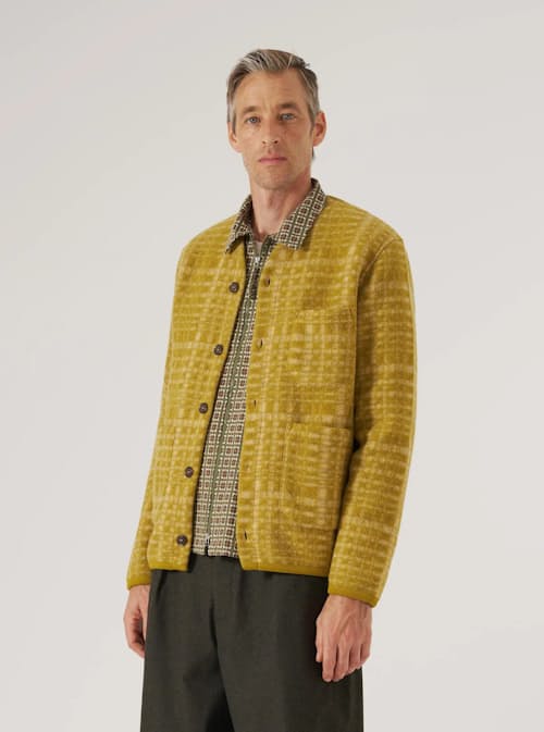 on model image of Telepass Brushed Cardigan