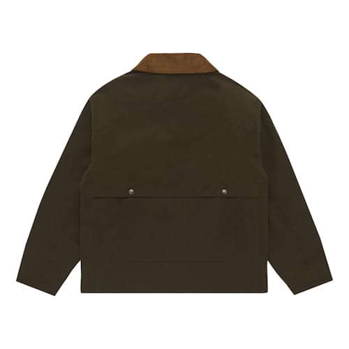 laydown image of Bay Waxed Cotton & Nylon Jacket
