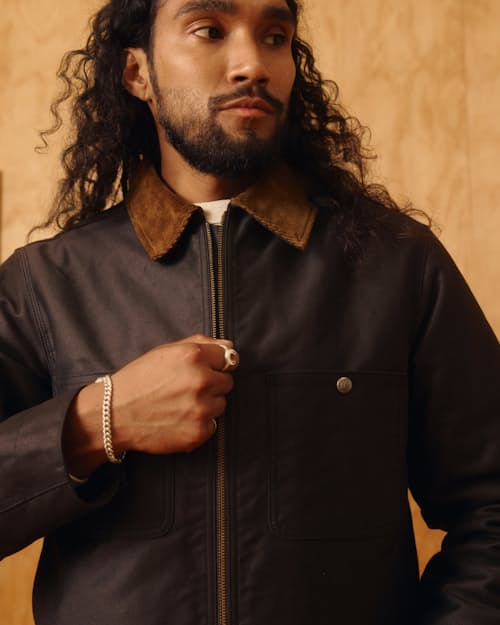 on model image of Pacific Jacket