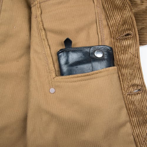 laydown detail image of CD-1 Corduroy Jacket