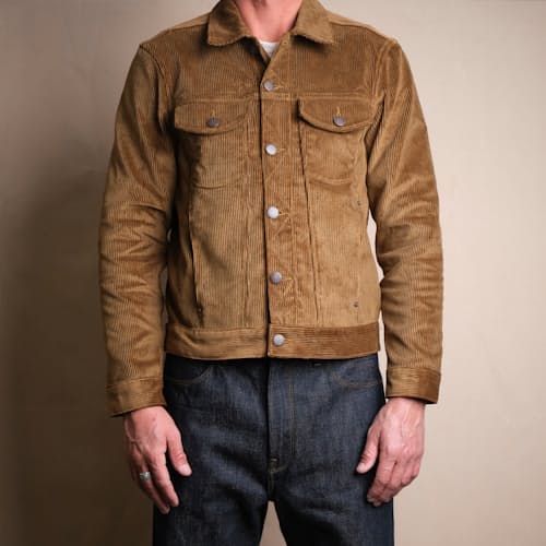 on model image of CD-1 Corduroy Jacket